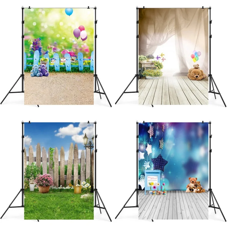 Реквизит для фотосъемки Nitree Виниловый фон детского дня рождения Аниме