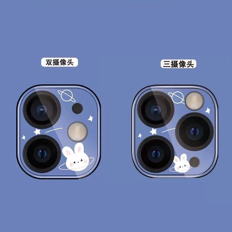 

Cartoon Camera Lens Protective Glass For iphone 11 Pro Max Screen Protector On For iPhone 12 Pro Max 12 Mini Lens Glass Film