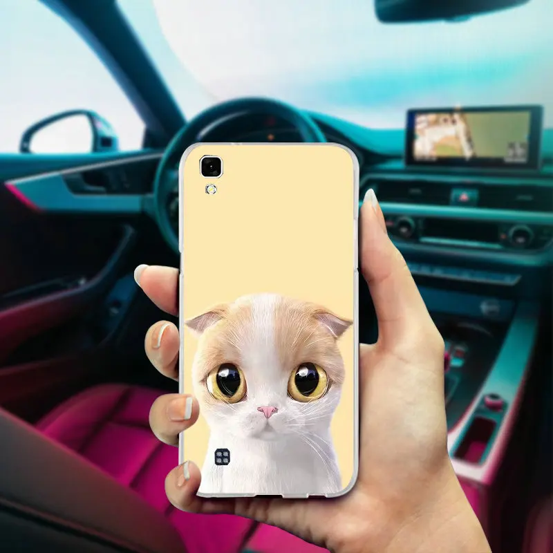 Мягкие силиконовые чехлы для телефонов Kawaii аниме Кот глазки LG Spirit V10 V20 V30 G2 G3 Mini G4 G5