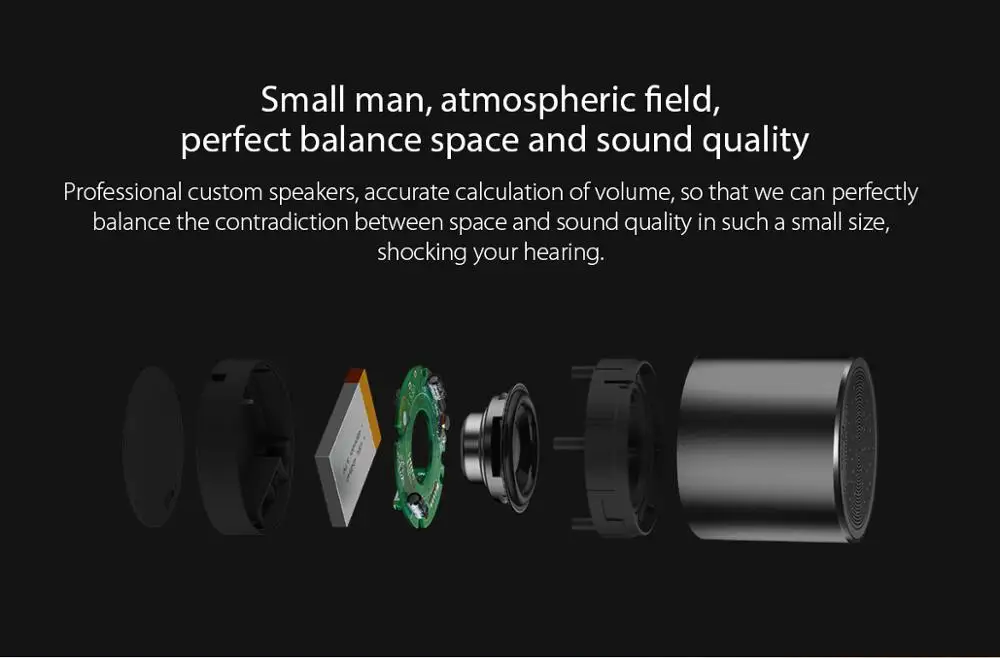 Nuovo altoparlante портативный мини Bluetooth беспроводной BLACKVIEW на tutti i modelli|Комплекты