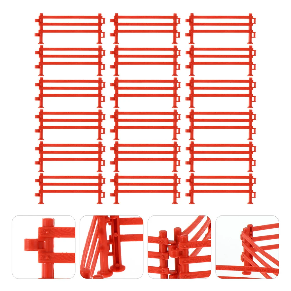 

200Pcs Micro Landscape Imitation Fence DIY Garden Fence Scene Layout Fence