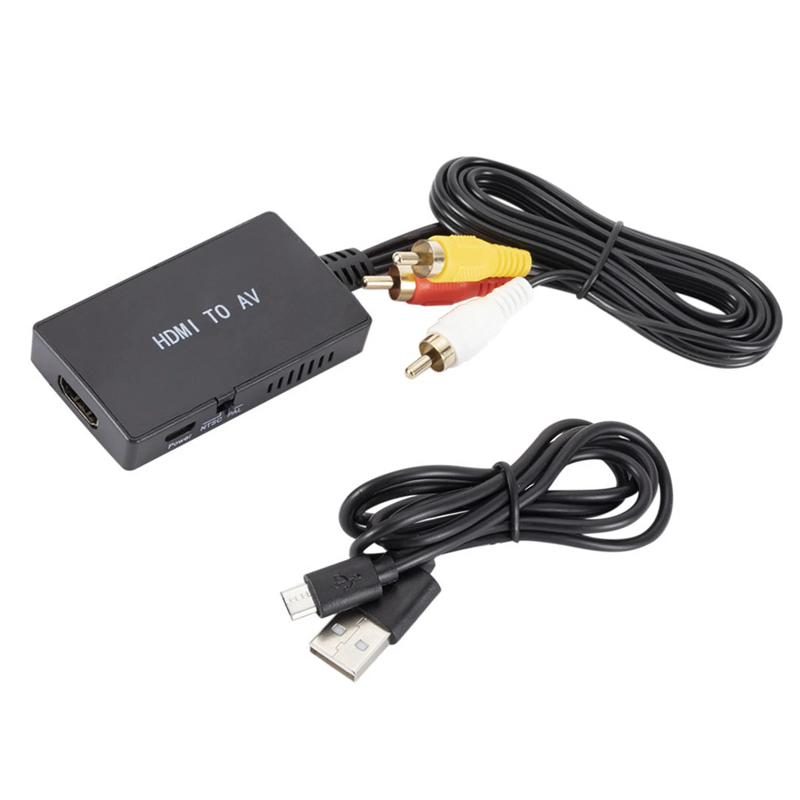 Адаптер AV-HDMI преобразователь RCA-HDMI адаптер видеоаудио преобразователя