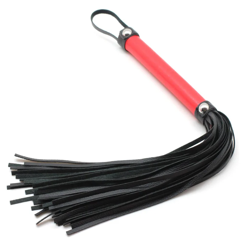 Сексуальный плетка из искусственной кожи 40 см БДСМ бондаж флирт ведомый