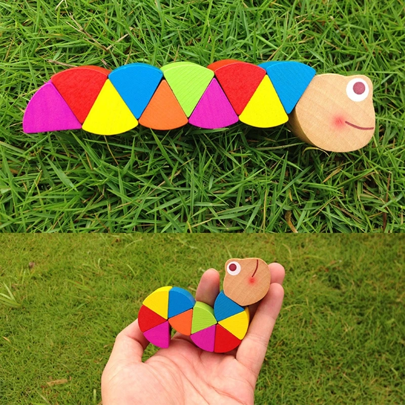 

1Set Shape Changing Toy Baby Developmental Toy Creative Tummy Game Crawling Toy Wooden Block Preschool Puzzle Board Game