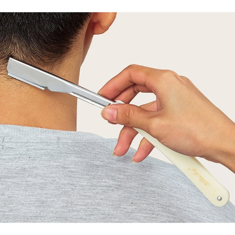 Профессиональная Бритва для парикмахеров с острыми прямыми лезвиями из