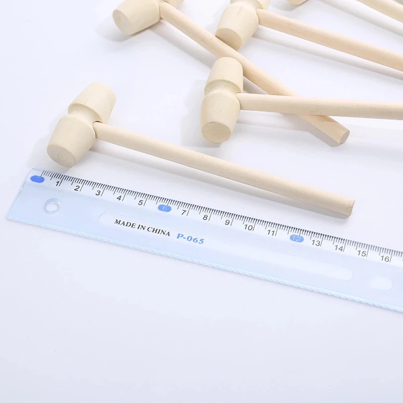 30 Pcs Wooden Hammers for Chocolate Mini Breakable Heart Hammer Wood Mallet Smooth Finished XH8Z | Инструменты