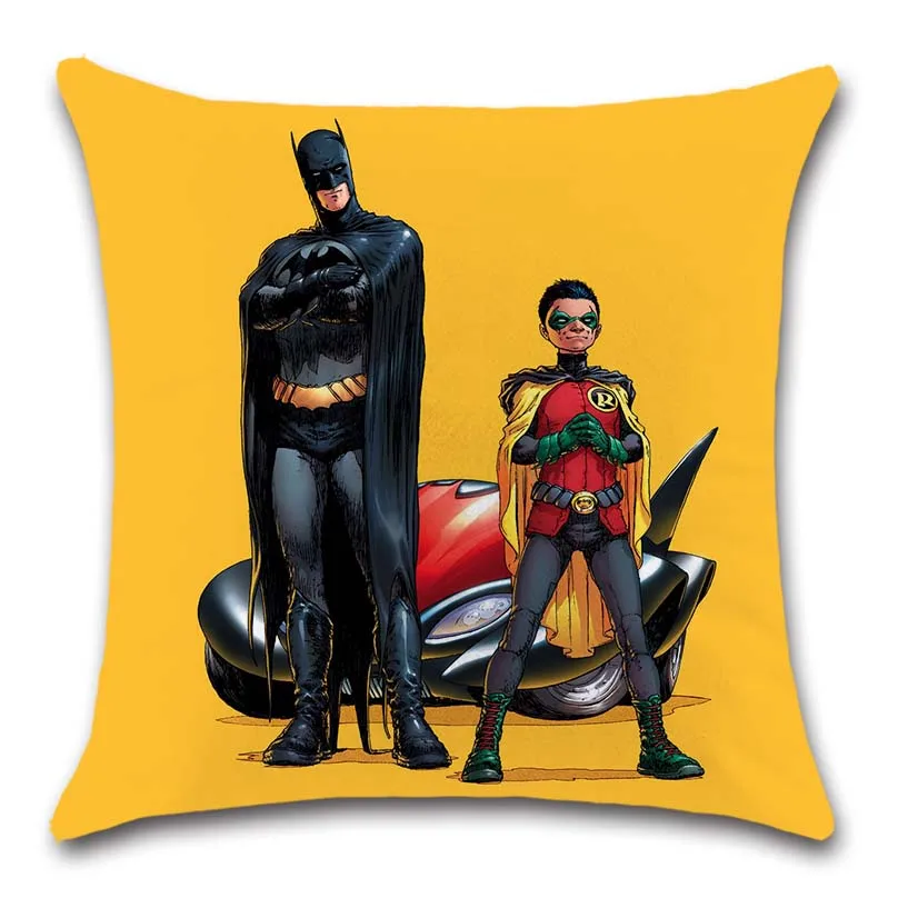 Бэтмен семья летучая мышь женщина девушка Робин Логотип Знак наволочка