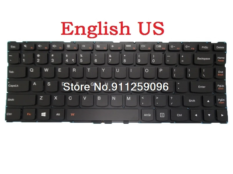 

Keyboard For Lenovo YOGA 500-14IBD 500-14IHW 500-14 FLEX 3-14 English US Turkey TR Arabia AR Thailand TI Hebrew HB Backlit