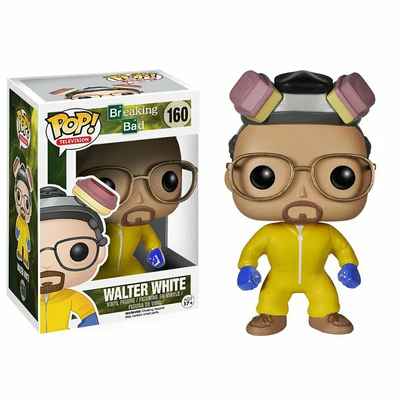 10 см Breaking Bad Виниловая фигурка #160 WALTER WHITE (COOK) Коллекция Фигурки игрушки виниловые