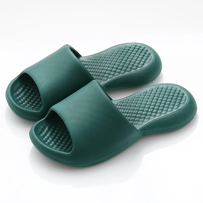 

Plus Men's Slippers Indoor Casual Shoes For Man Soft Summer EVA Sandals Mute Non-slip Women Flip Flops Fish Slides Bathroom