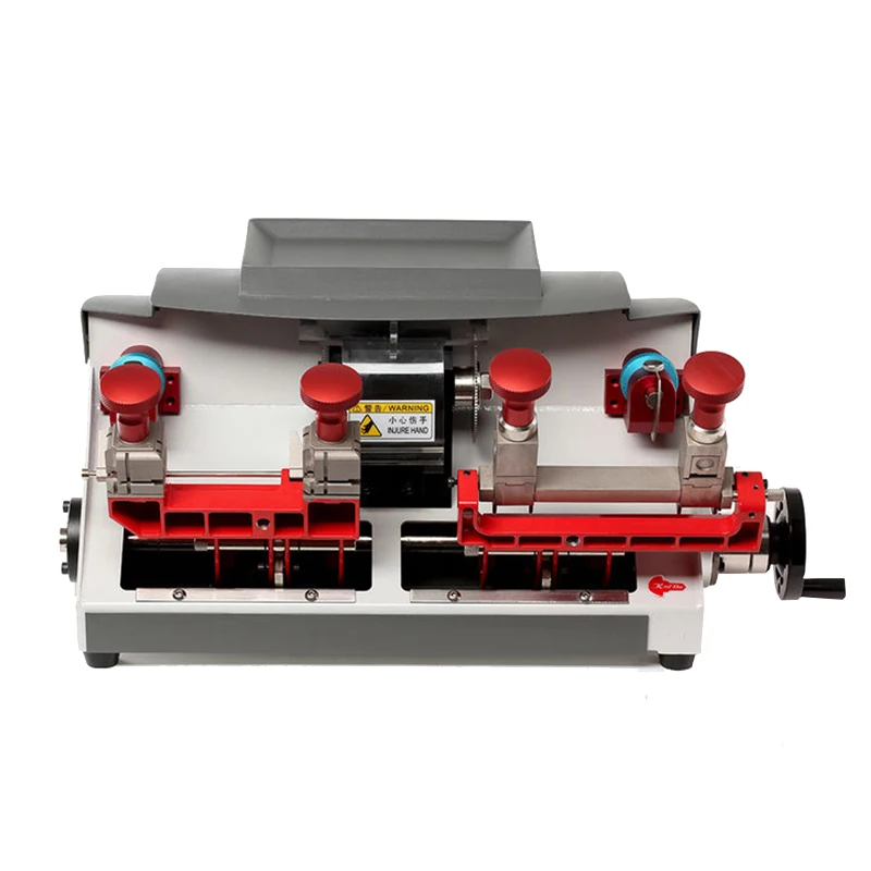 

Машина для изготовления небольших ключей, высокоточная машина с двумя головками для разделения ключей, портативный горизонтальный Дублика...