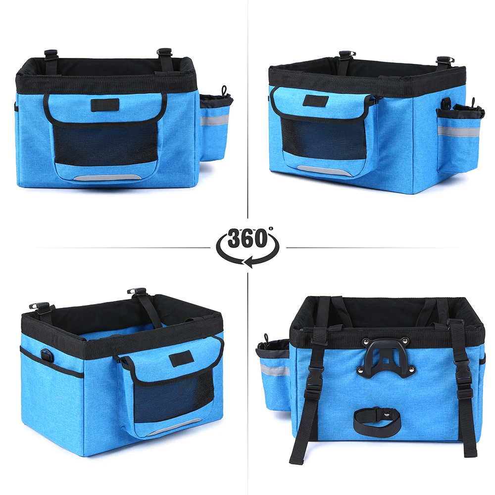 Складная велосипедная корзина из ткани Оксфорд 10 кг велосипедный руль передняя