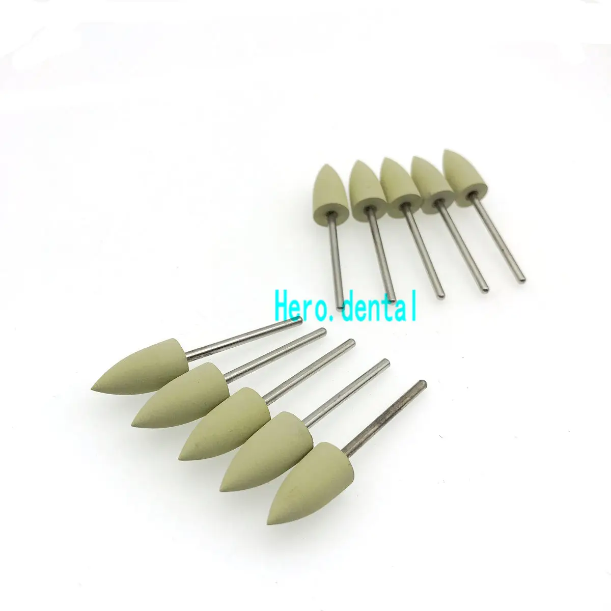 10 шт. желтый стоматологическая силиконовая резина камедиевая основа Скрытая