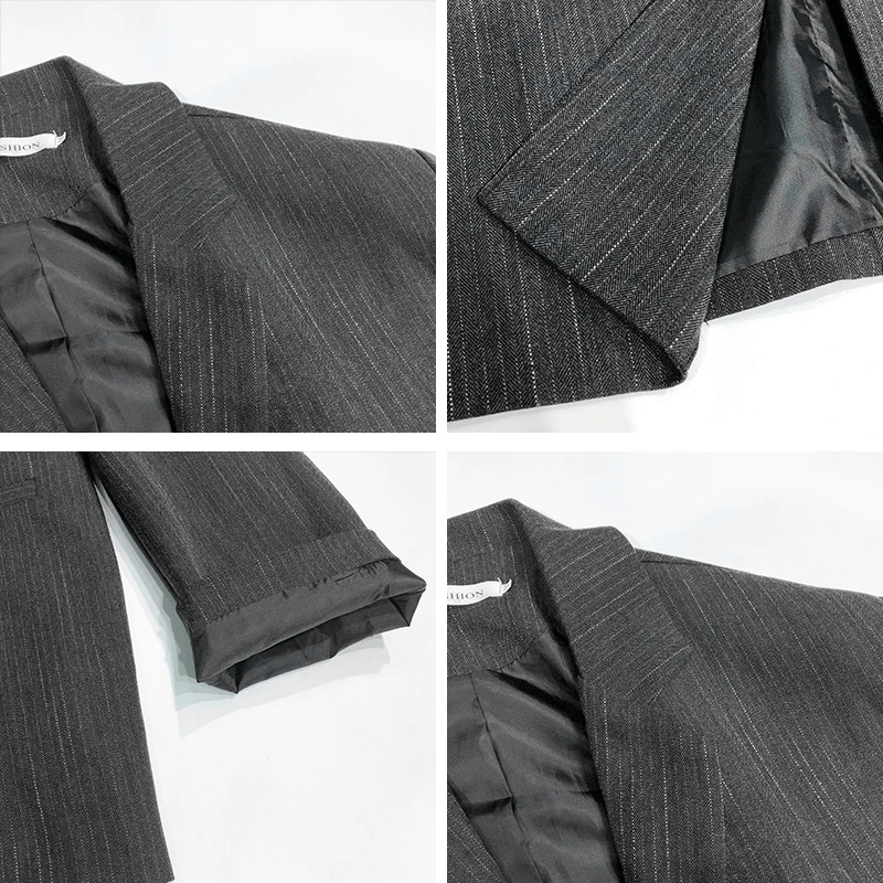 Hongkong Autumn Men Blazer Black Oversized Blazer Masculino Yuppie Style Men Blazer hombre