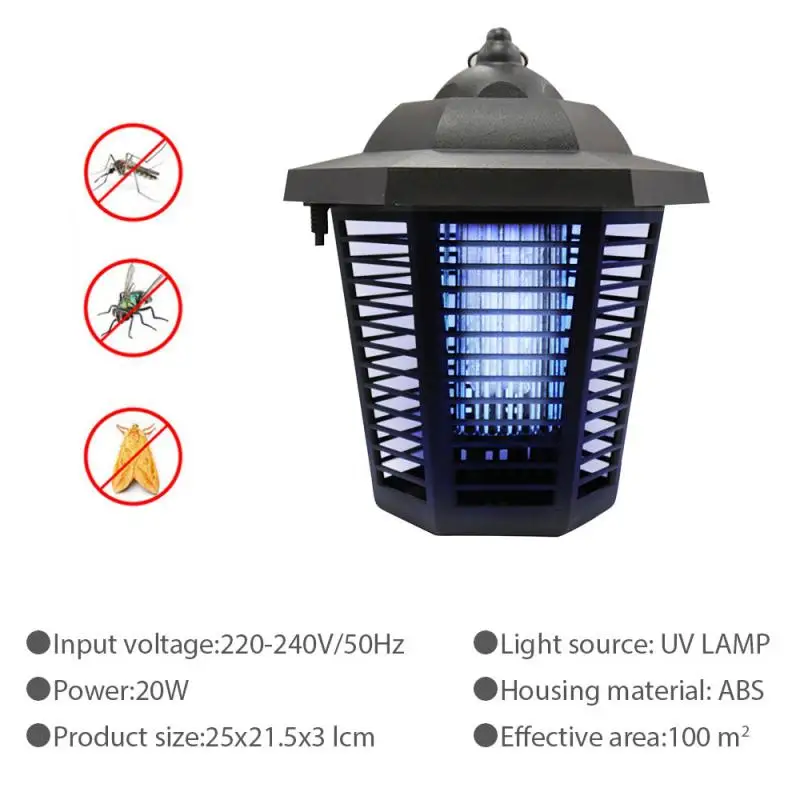 

20W High Power Electric LED Mosquito Insect Killer Lamp Fly Bug Repellent Photocatalyst Anti Mosquito UV Night Light EU US Plug