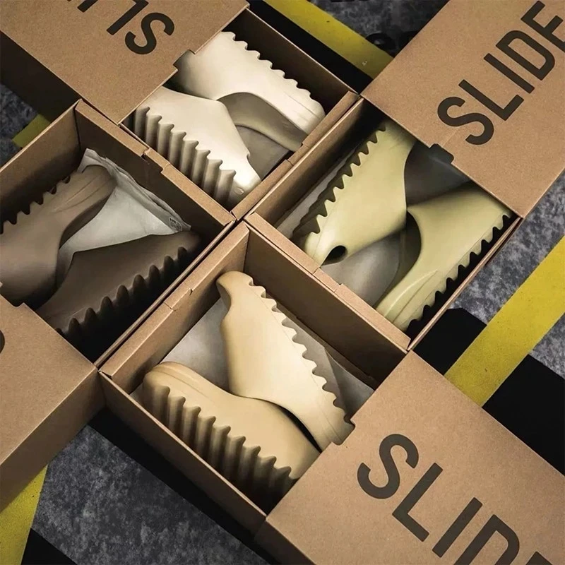 Летние шлепанцы Foma Runner мужские Модные однотонные повседневные домашние тапочки