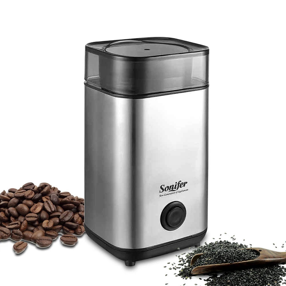 

Mini Electric Coffee Grinder Kitchen Salt Pepper Grinder Powerful Spices Nut Seed Coffee Beans Mill Herbs Nuts 220V Sonifer