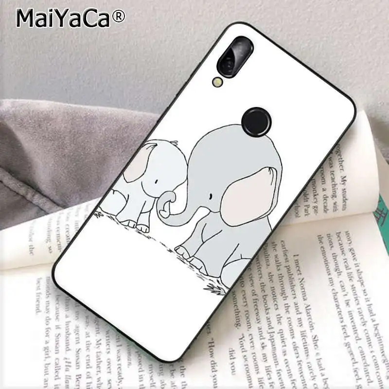 MaiYaCa слон мультфильм узор ТПУ Мягкий Сотовый телефон чехол для Huawei P10 lite P20 pro P20lite