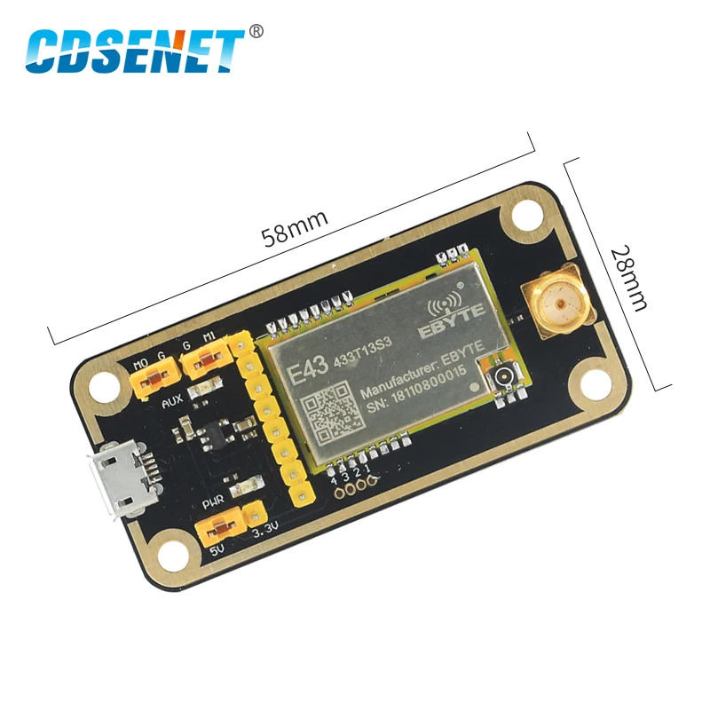 

E43-433TB-01 USB to TTL Test Board For 433MHz Module E43-433T13S3