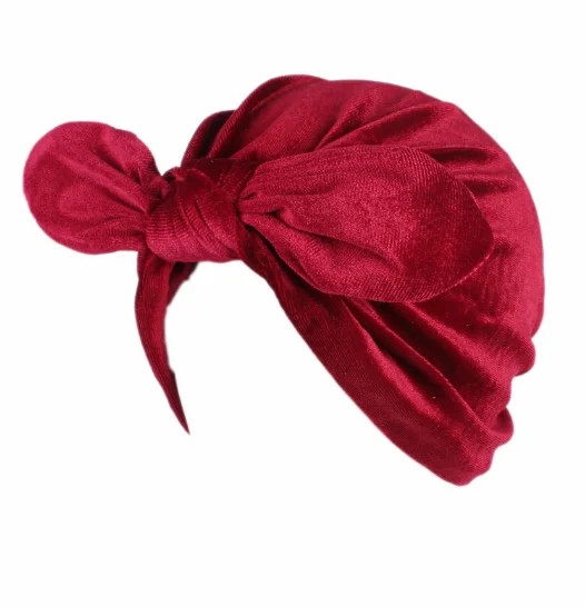 

Tampa de veludo feminina, chapeu da moda