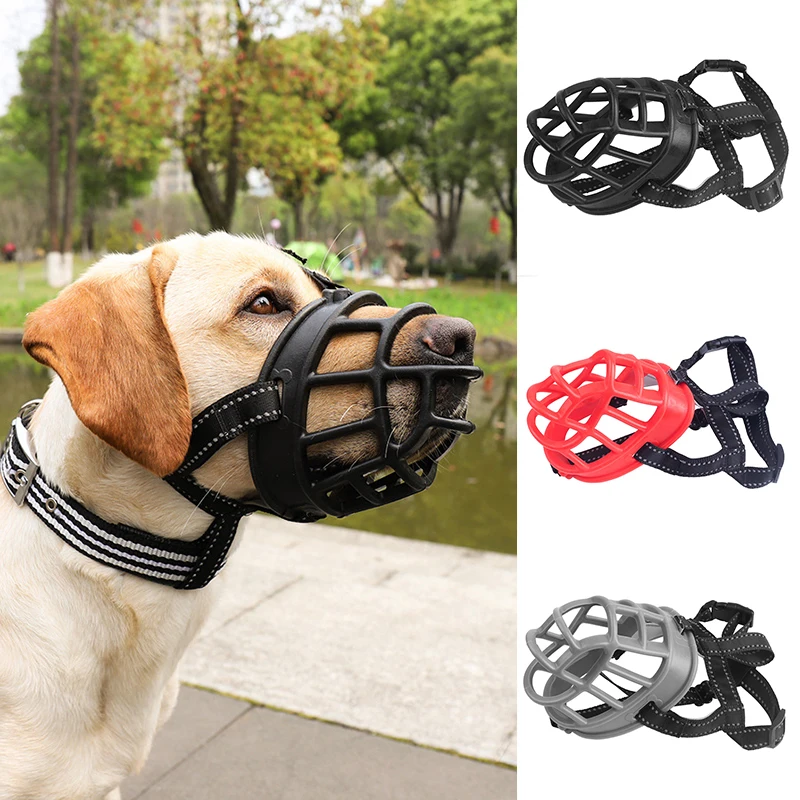 Удобные мягкие силиконовые намордники для собак воздухопроницаемые корзины