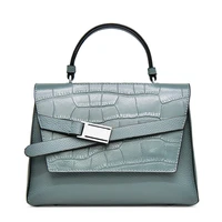 bbag 2021 newness high quality genuine cowhide leather womens designer handbag crocodilian pattern shoulder bag