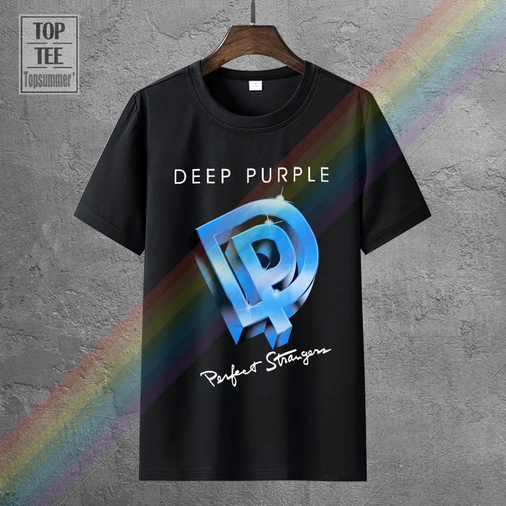 

Deep Purple Perfect Strangers'84 Hard Rock Rainbow Gillan Black T Shirt