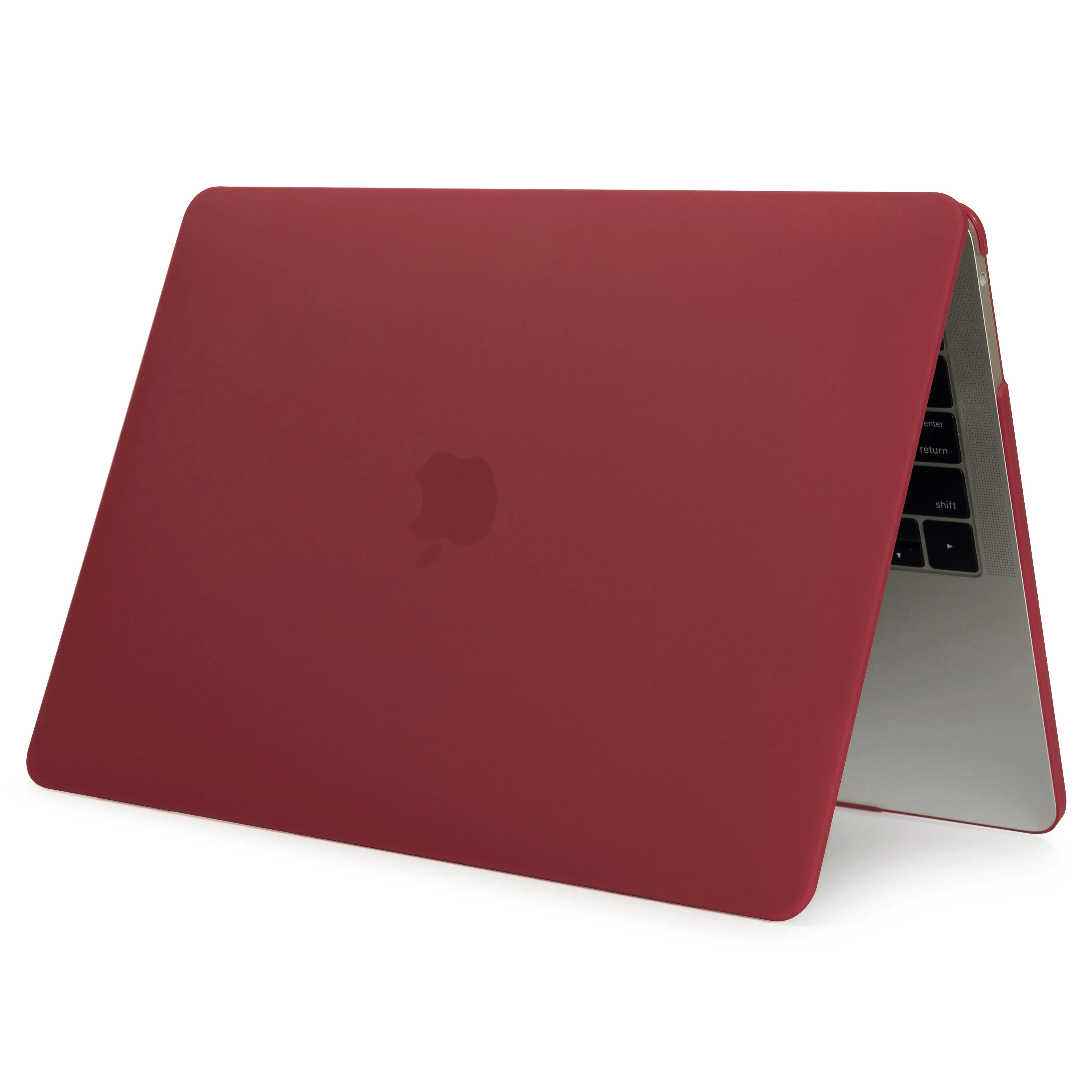 Wine red-Matte Матовый полный чехол для ноутбука MacBook Air 13 A1932 Pro retina 11 12 13 13,3 15 15,4 сенсорный экран, для Macbook New Pro 13 A2159 - Цвет: Wine red-Matte