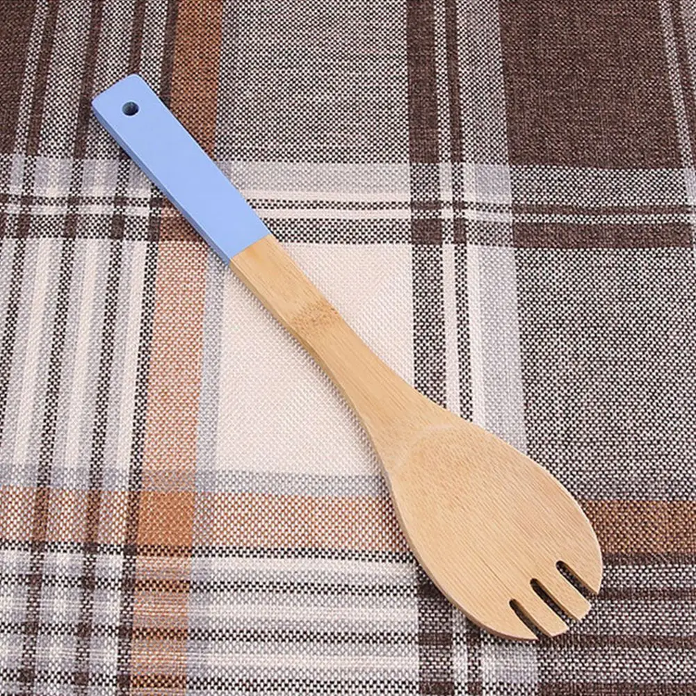 5 шт. изысканный набор столовых приборов из натурального бамбука Бамбуковая