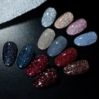 2021 новый гель для ногтей Блестящий УФ-гель для ногтей взрыв Алмазный клей для нейл-арта Кристалл Алмазный бунди порошок лак для ногтей Клей TSLM1