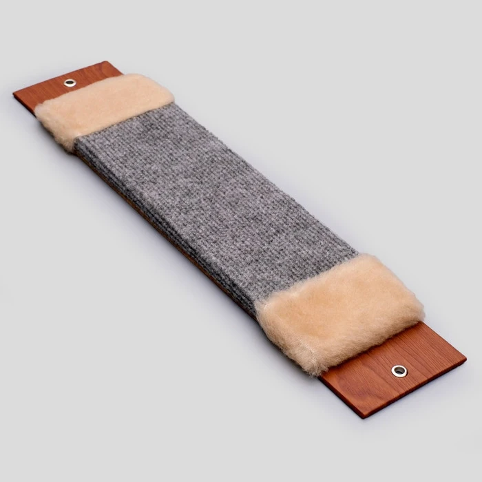 Когтеточка ковролиновая малая 45x10 см микс цветов 1436672|Мебель и когтеточки| |