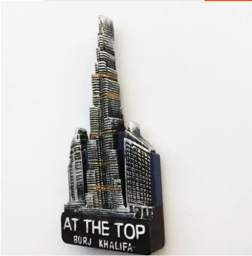 Башня Дубай Burj Khalifa магнит на холодильник сувениры для путешествий магнитные
