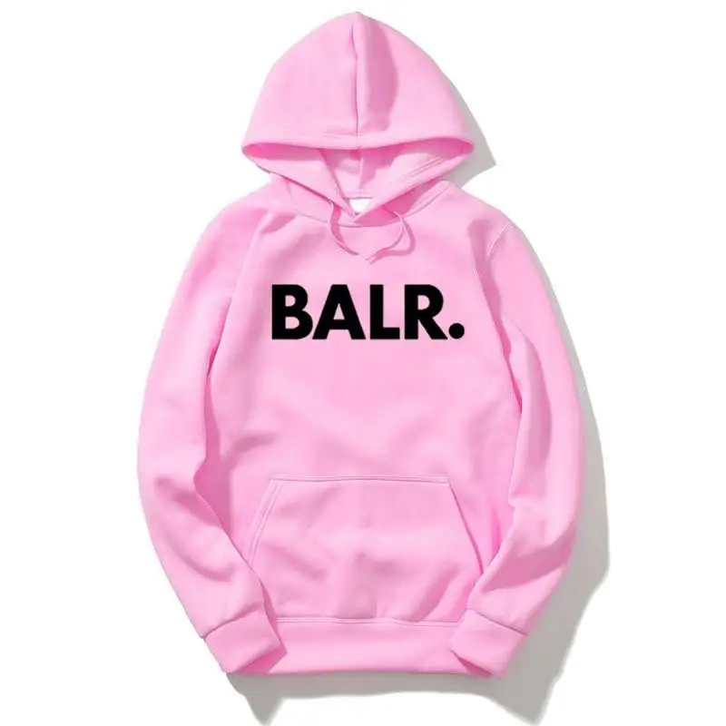

BALR Hoodies Sweatshirt Men Women Autumn Winter Fleece Warm Hoodie Men Pullover Fashion Casual Coat Hooded Top Sudadera Hombre