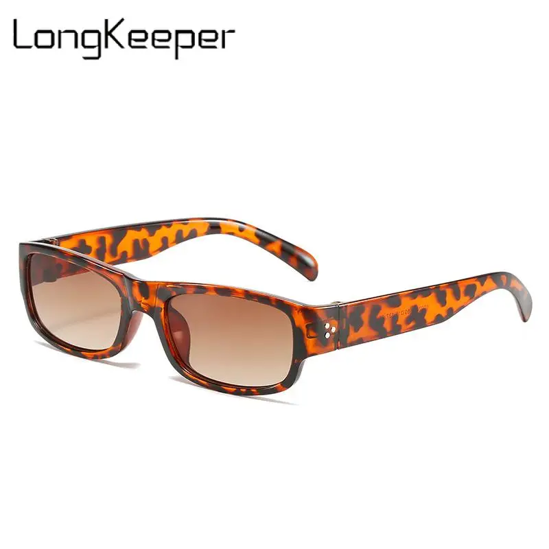 

Small Rectangle Vintage Sunglasses Women Brand Designer Retro Leopard Sun Glasses Female Eyeglasses Cat Eye Driving Goggles UV