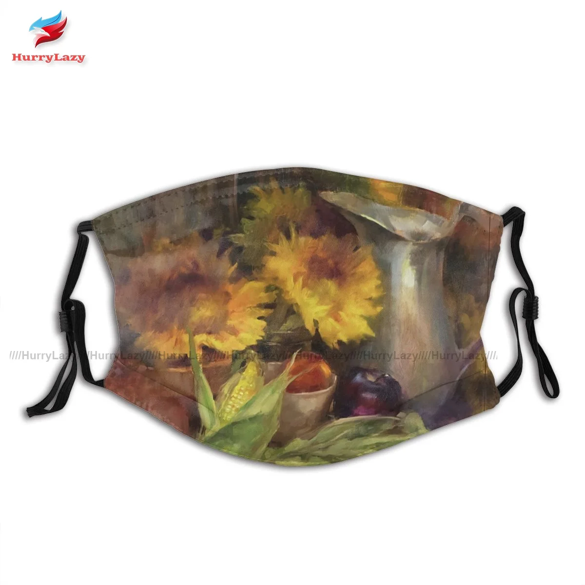

Sunflower Mouth Face Mask Cloth Fancy Dust Protection Wholesale Adults Facial Mask With Filters