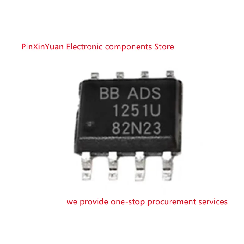 5 шт./Лот Новый оригинальный ADS1251 ADS1251U ADS1251U/2K5 1251U SOP8 24 бит 20 кГц низкомощный ADC-чип -