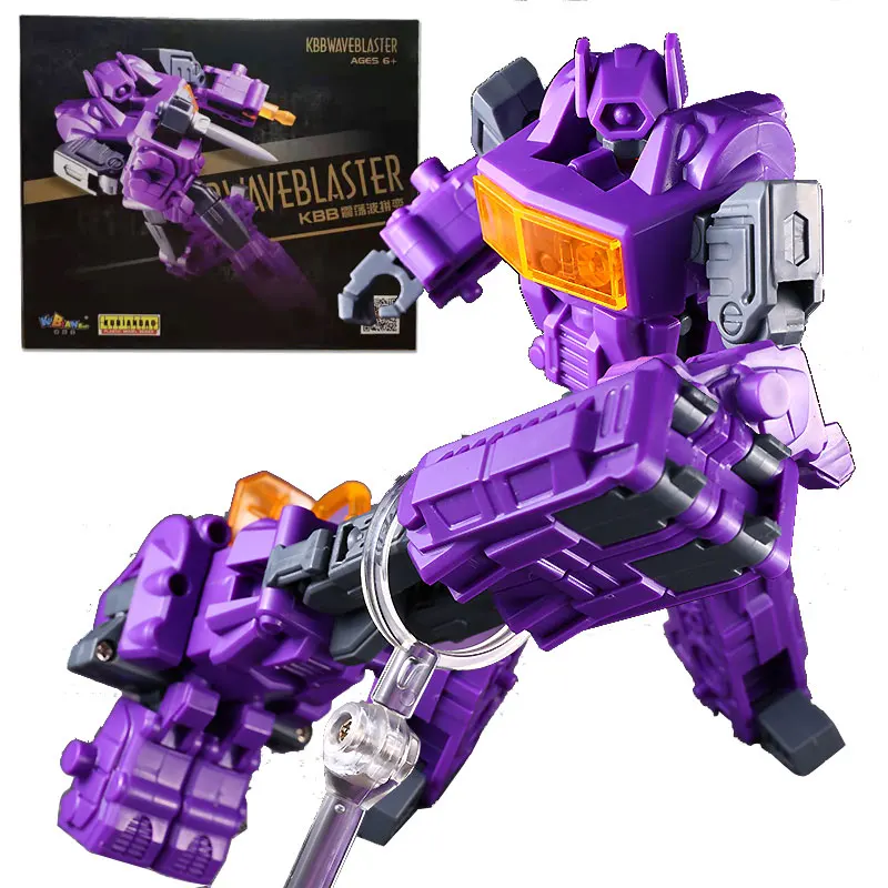 

Assembly Model D.I.Y. KBB Transformation G1 TF Shockwave Shockblast Hand Make Action Figure Robot Boys Toys Kids Gift