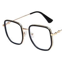 new anti blue eyeglasses unisex optical glasses irregular spectacles simplicity oversize frame eyewear