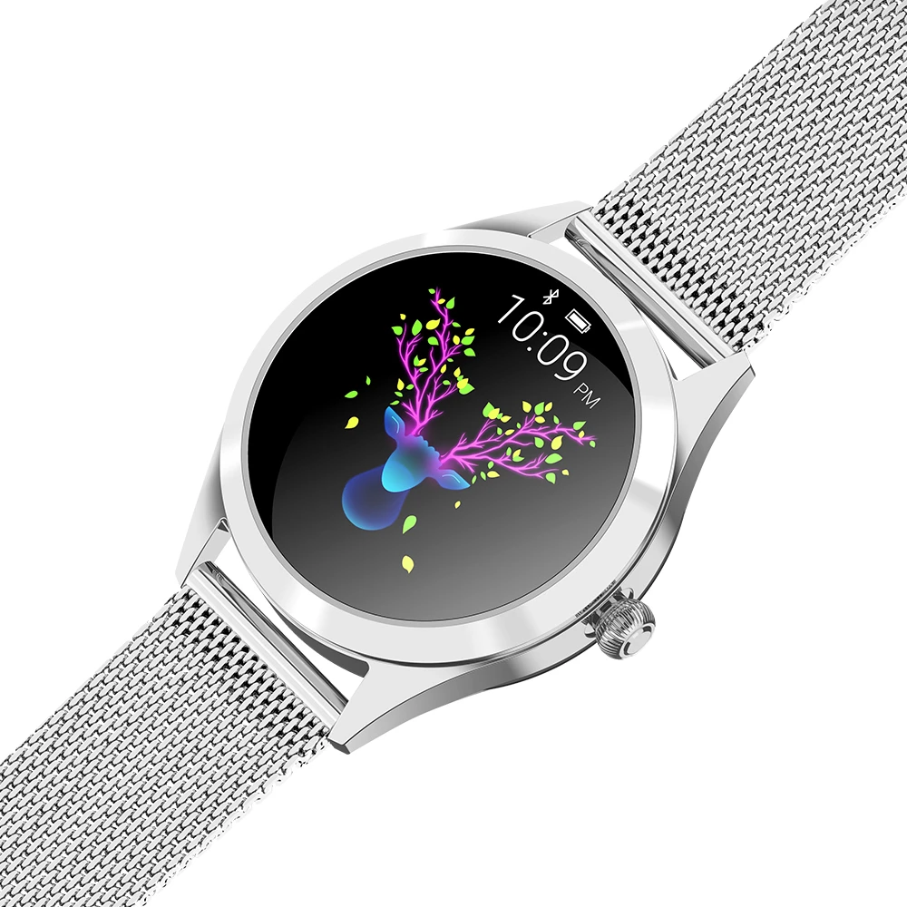 

KW10 Women Smart Watch Lady Fitness Bracelet Smartwatch Clock IP68 Waterproof Heart Rate Monitor For Android IOS Sport Tracker