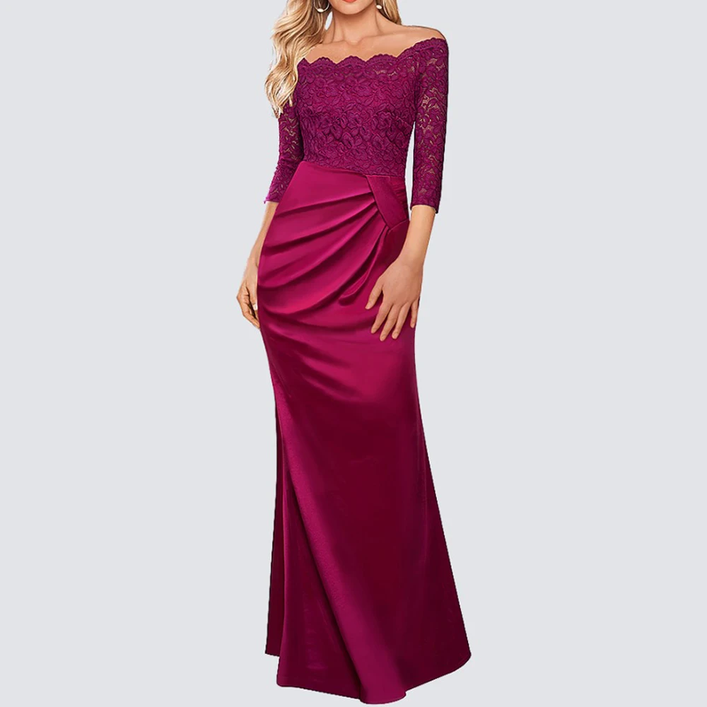 Великолепное женское длинное платье макси с вырезом лодочкой и открытыми