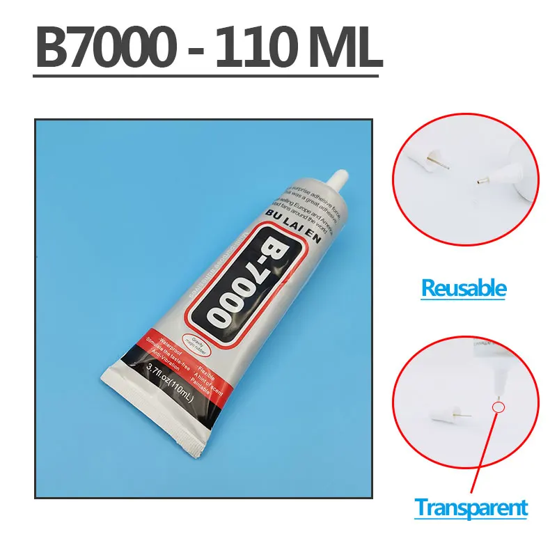 B7000 110 мл многоцелевой клей ювелирные изделия Стразы DIY телефон экран стекло эпоксидная смола супер жидкий клей B-7000 гель для ногтей
