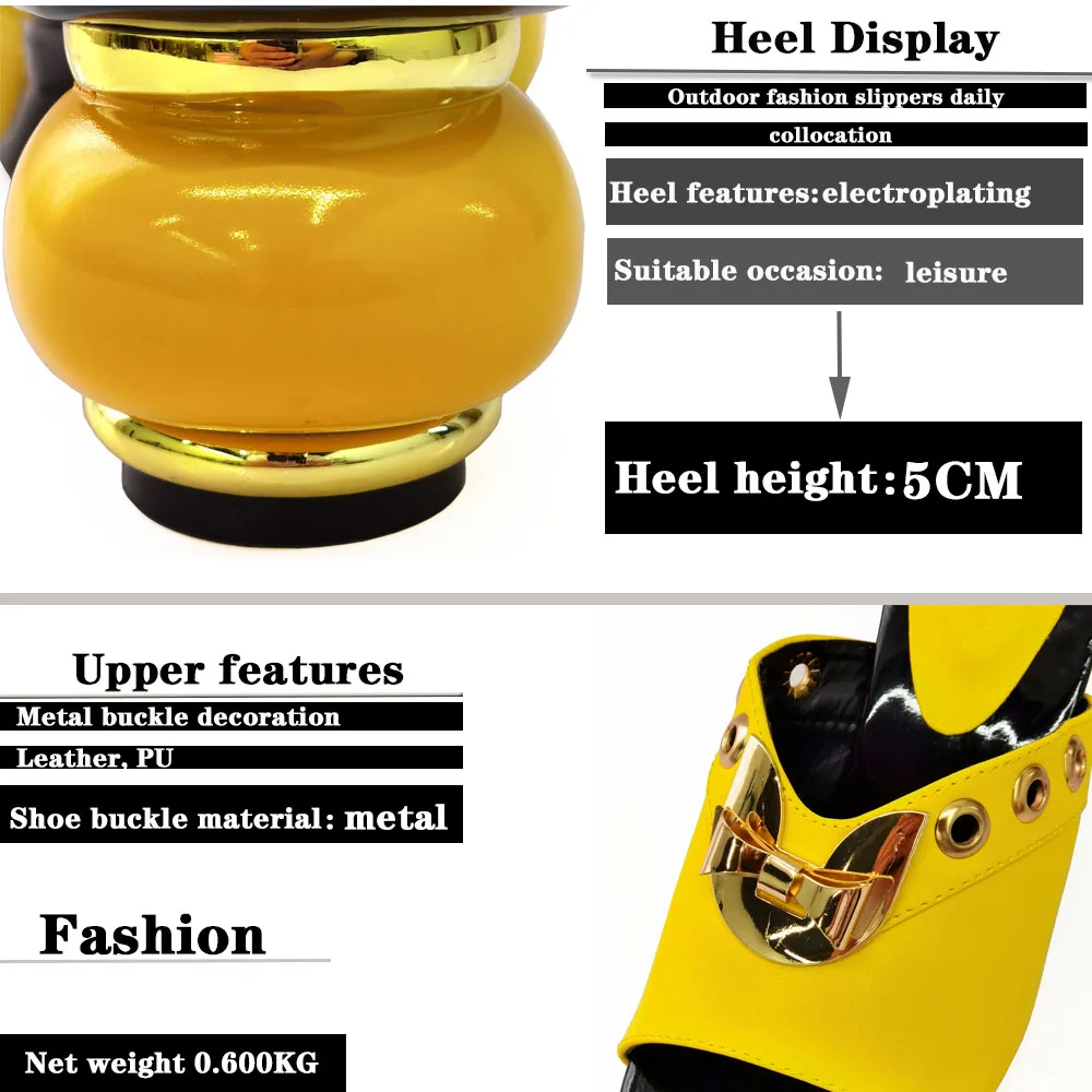 

Wonderful Yellow Heel 5CM Women Shoes With Bling Decoration African Dressing Pumps For Party CR2135-1
