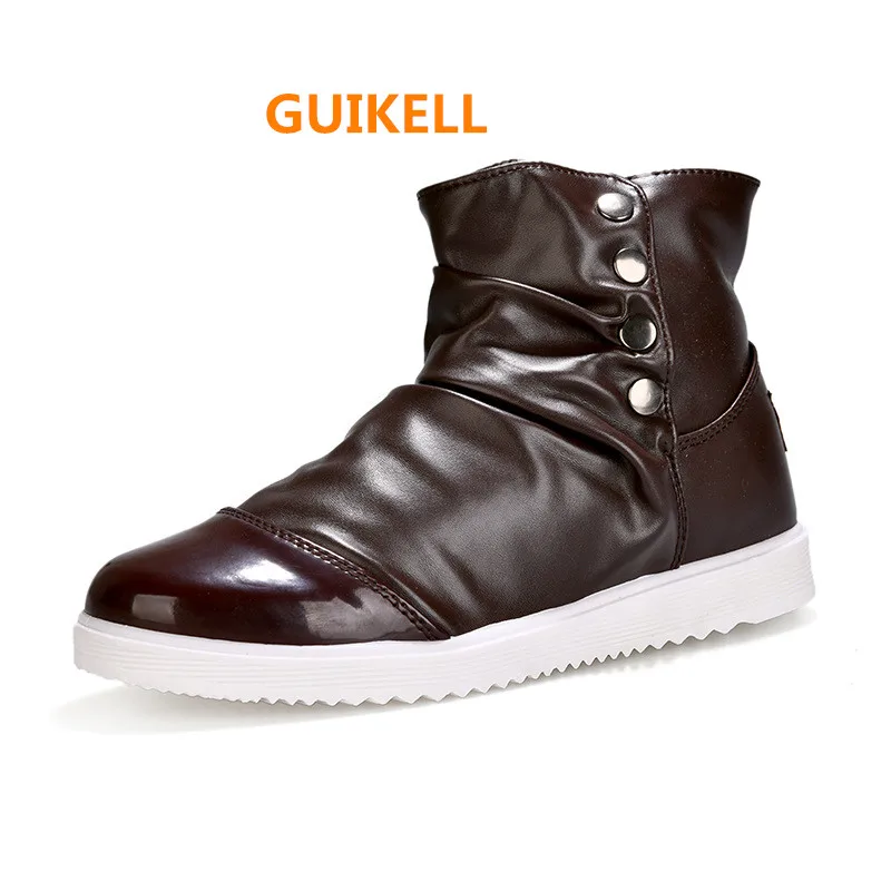 

Мужская кожаная спортивная обувь GUIKELL, повседневная Осенняя обувь