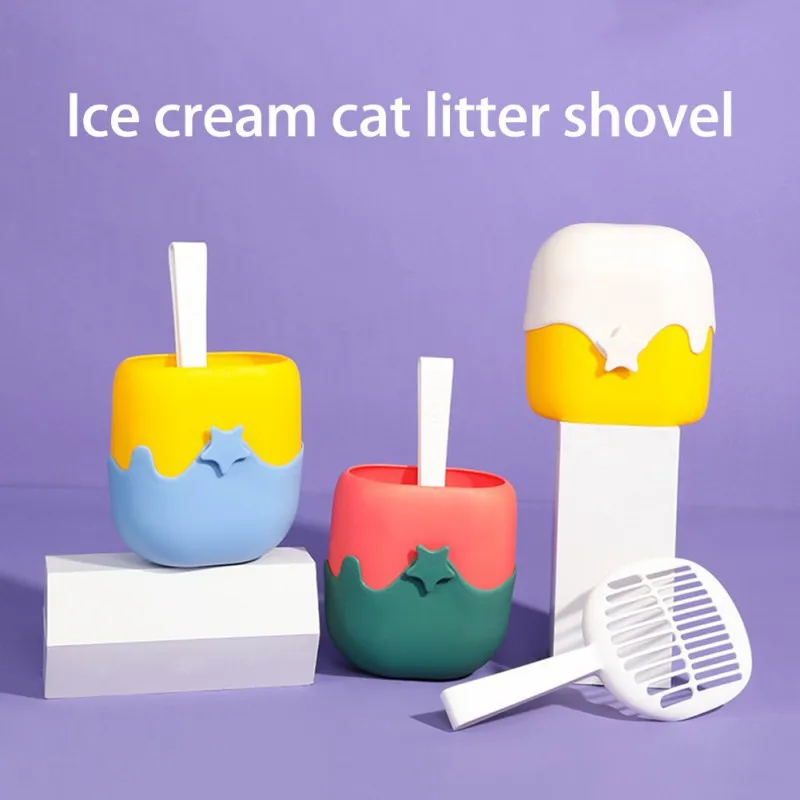 

Portable Cat Litter shovel Cleaning Tool Set Durable Pet Shovel Cleaning Tool Cats Litter Cats Scoop Box Pet Supplies