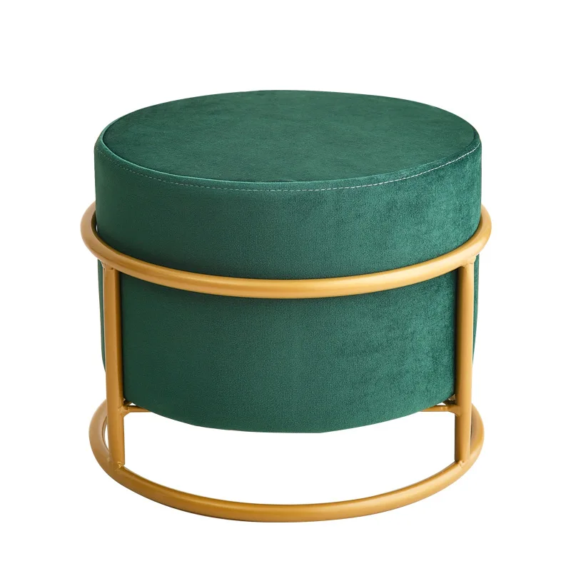 Табурет для ног роскошный сетчатый светлый табурет красного цвета гостиной