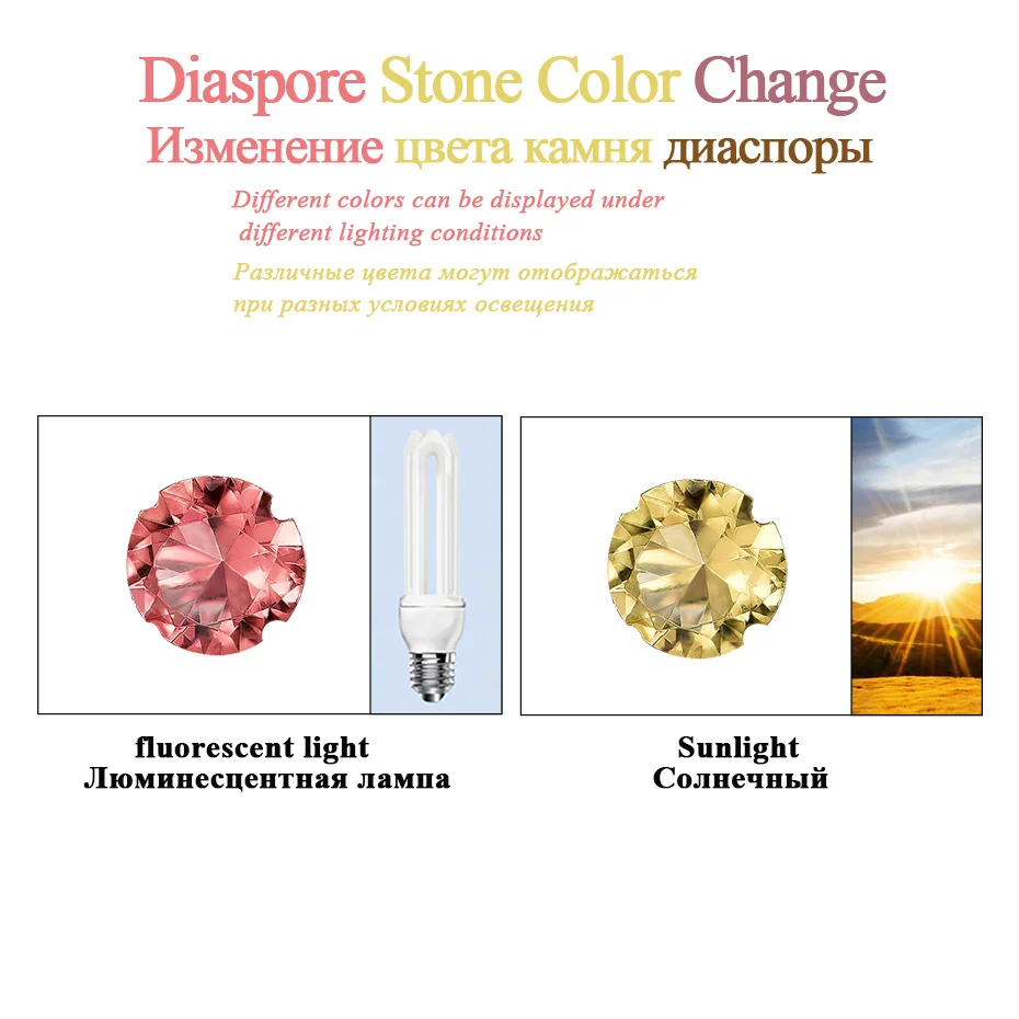 Женские сережки-гвоздики Kuololit из стерлингового серебра 925 пробы с желтым розовым