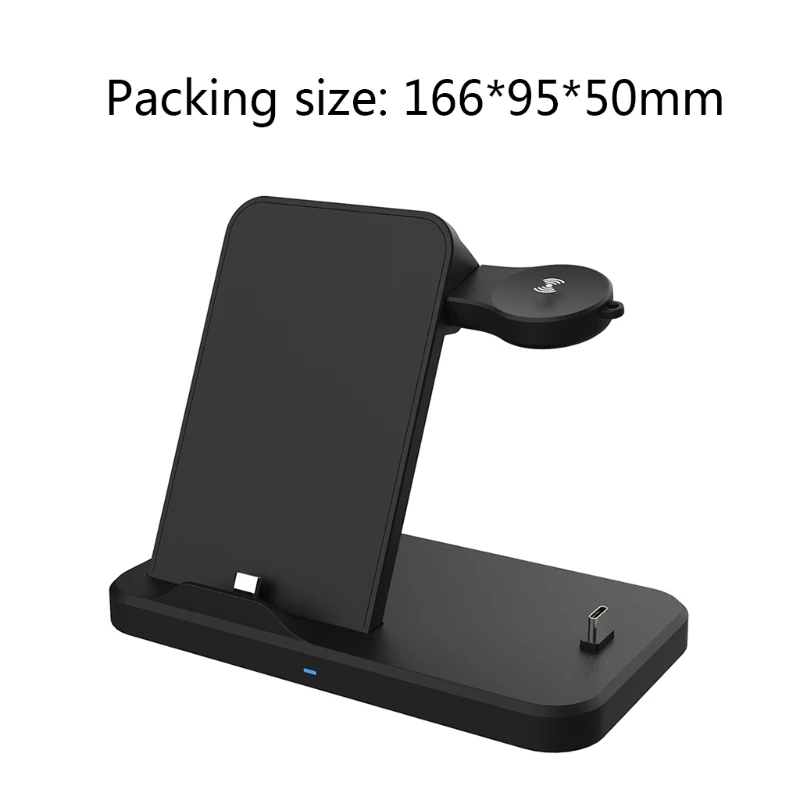 

3In1 Charger For-S-amsung -Galaxy Watch 3 Watch Active 1/2 Phone Earbuds Watch Charging Dock