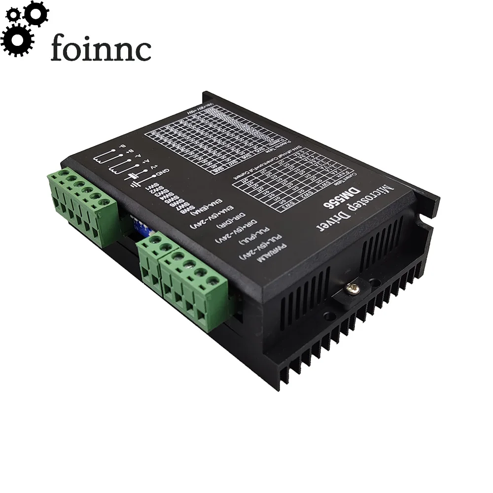 Двухфазный Цифровой Драйвер шагового двигателя DM556 DC24V 50V для 42/57/86(NEMA17/23/34) 1 0