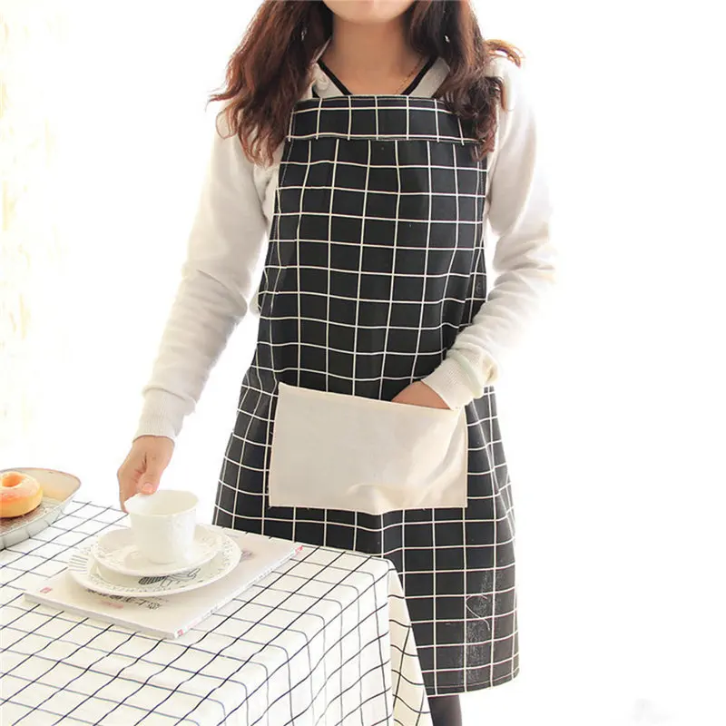 Многофункциональные кухонные инструменты из хлопка и льна фартук для выпечки