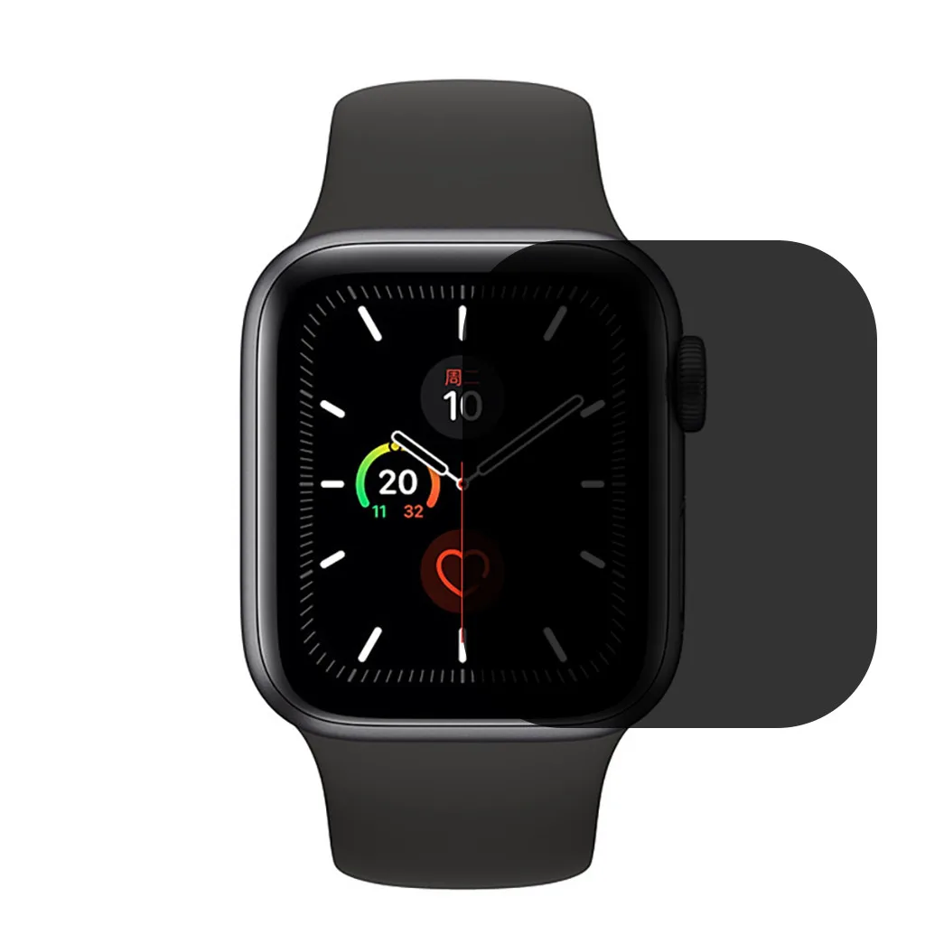 Mosunx для Apple Watch Series 5 Защитная пленка с защитой от подглядывания 44 40 мм защитная из